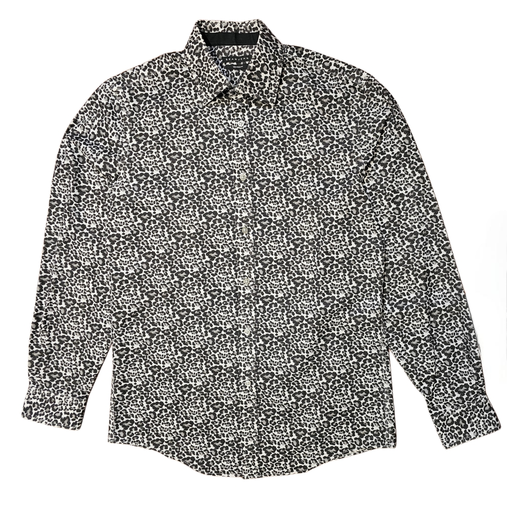 Sean John Black and White Casual Shirt